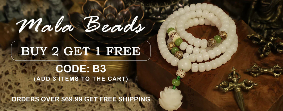 Tibetan Mala Beads | 108 Sacred Beads for Meditation