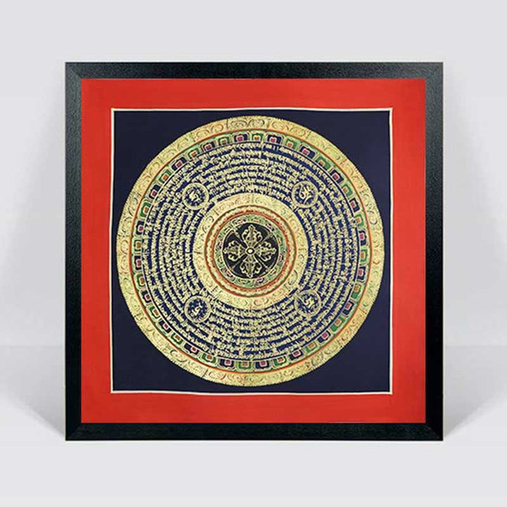 Buddha Stones Tibetan Handmade Thangka Painting Spiritual Blessing Blind Box Random Color Pattern Tibetan Thangka BS 5