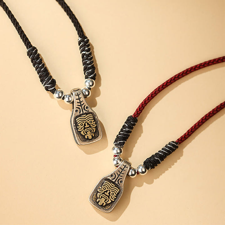 925 sterling silver Zakiram rope pendant — view 1
