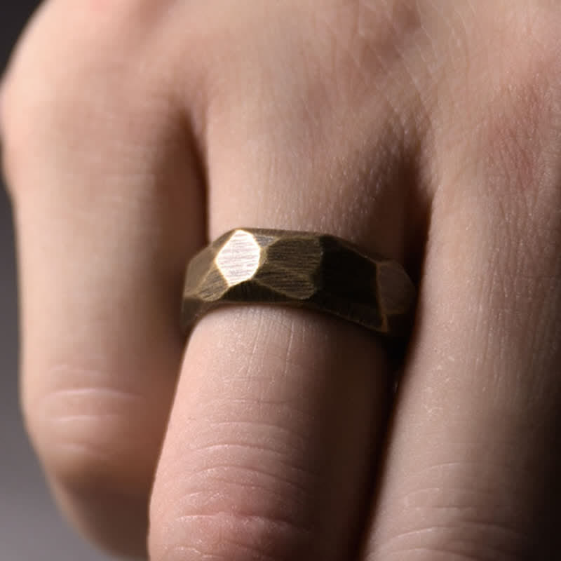 Tibetan simple copper ring — view 11