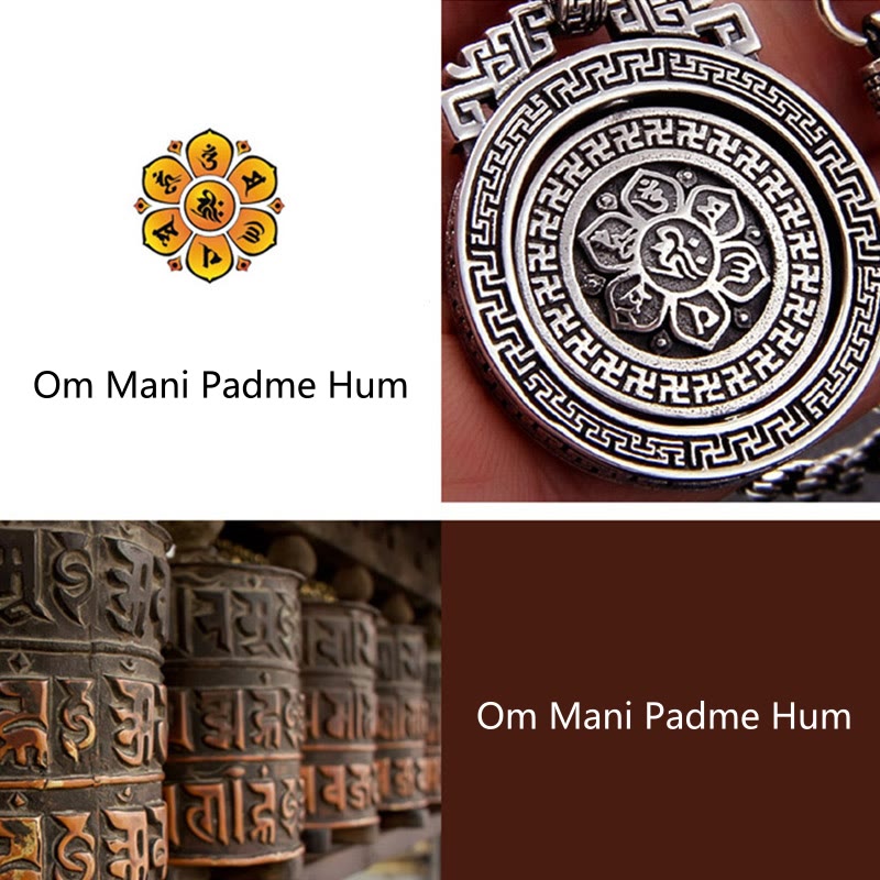 Tibetan double Dorje rotatable pendant — view 15
