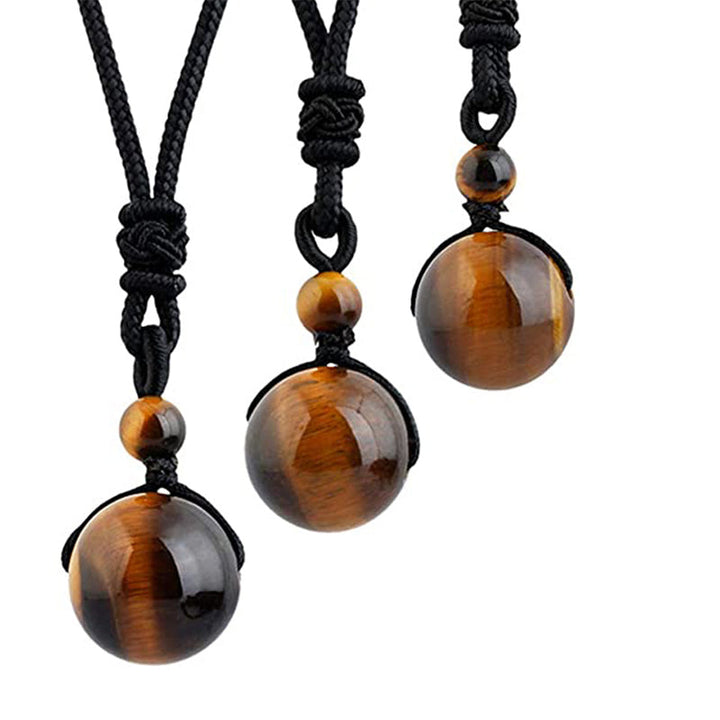 Buddhastoneshop Tibetan Tiger's Eye Protection Necklace