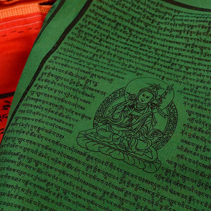 Five-color Windhorse prayer flags — view 22