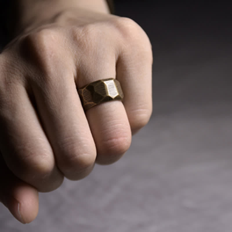 Tibetan simple copper ring — view 19