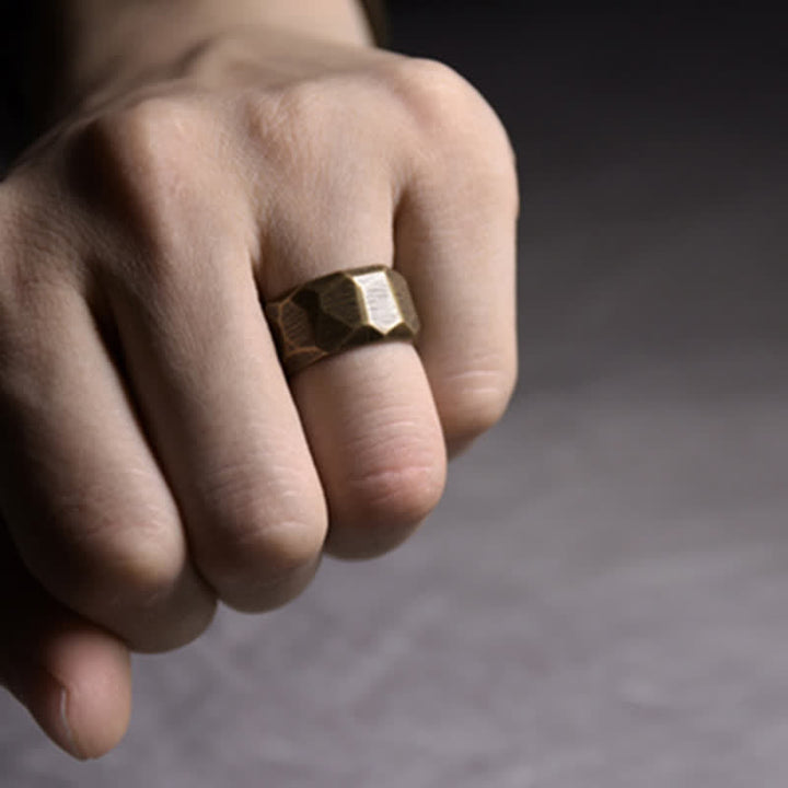 Tibetan simple copper ring — view 19