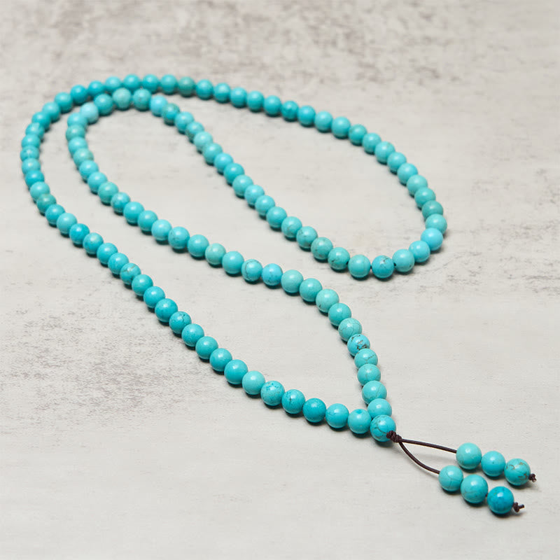 Turquoise 108-Bead Mala — product view 4