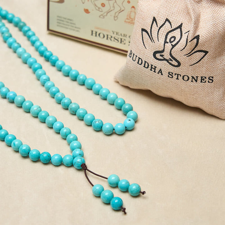 Turquoise 108-Bead Mala — product view 7
