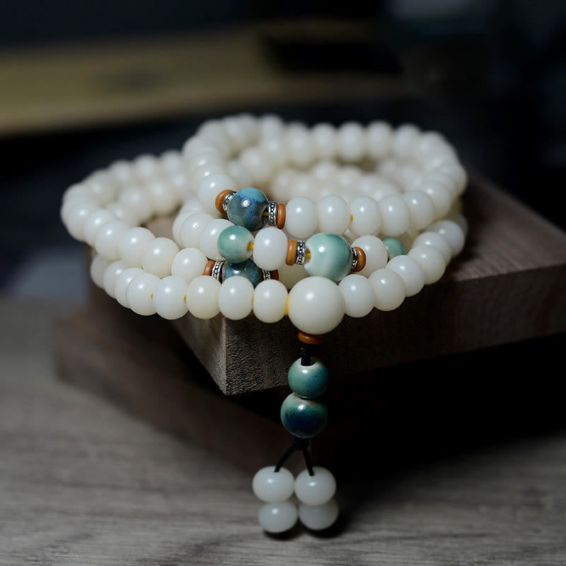 Bodhi Seed Keep Away 108-Bead Mala Bracelet — main product view