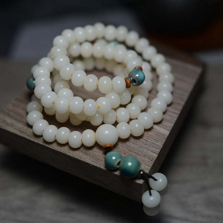 Bodhi Seed Keep Away 108-Bead Mala Bracelet — product view 3
