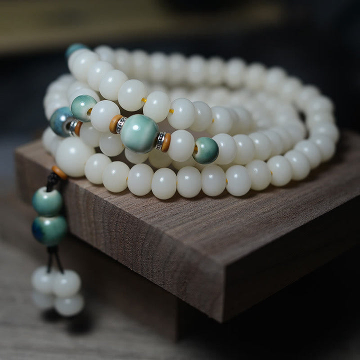 Bodhi Seed Keep Away 108-Bead Mala Bracelet — product view 5