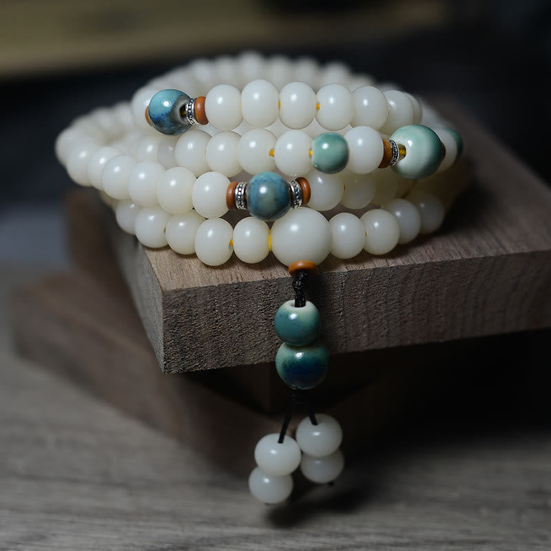 Bodhi Seed Keep Away 108-Bead Mala Bracelet — product view 6