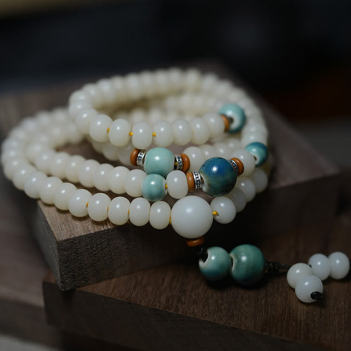 Bodhi Seed Keep Away 108-Bead Mala Bracelet — product view 8