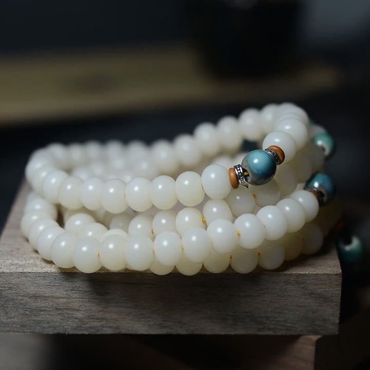 Bodhi Seed Keep Away 108-Bead Mala Bracelet — product view 9