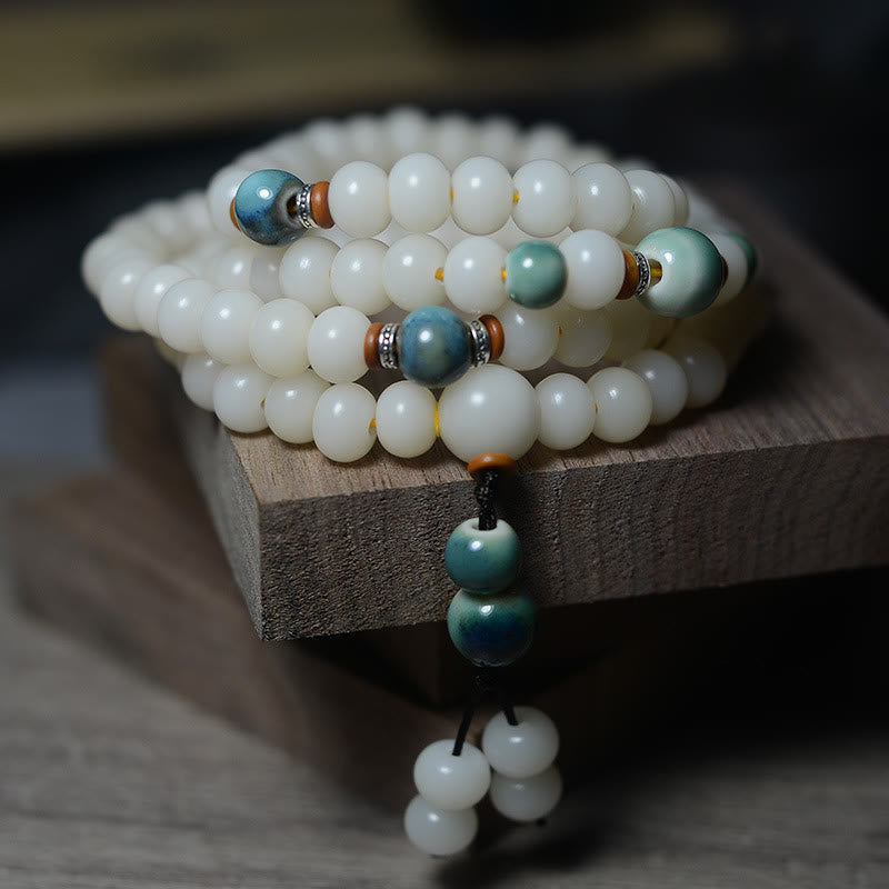 Bodhi Seed Keep Away 108-Bead Mala Bracelet — product view 11