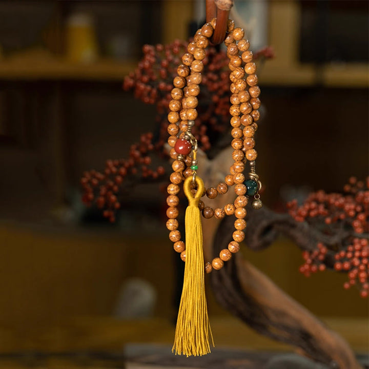Bodhi Seed 108-Bead Mala Bracelet — product view 2