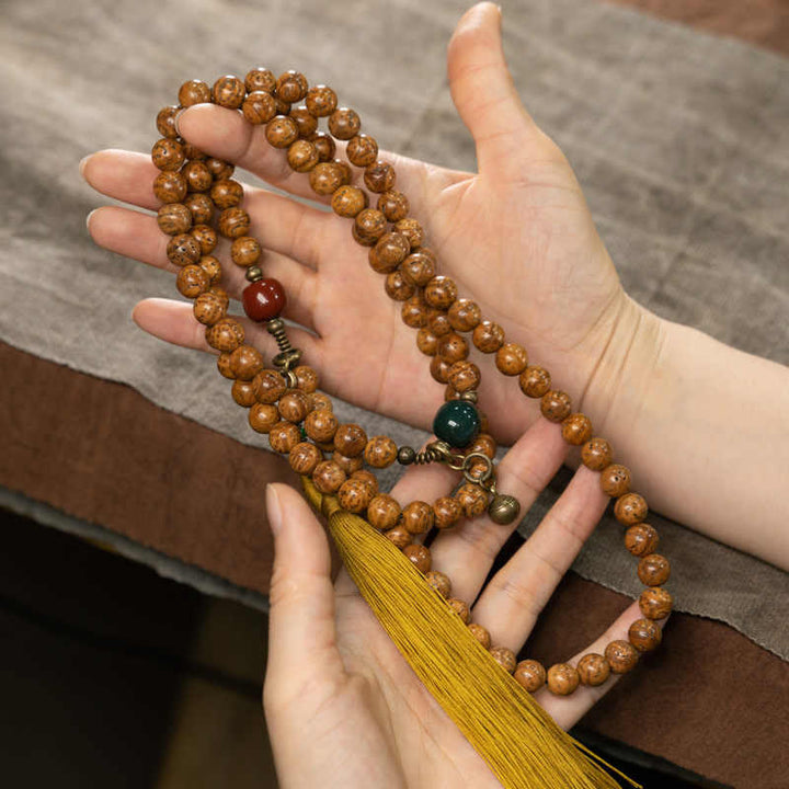 Bodhi Seed 108-Bead Mala Bracelet — product view 3