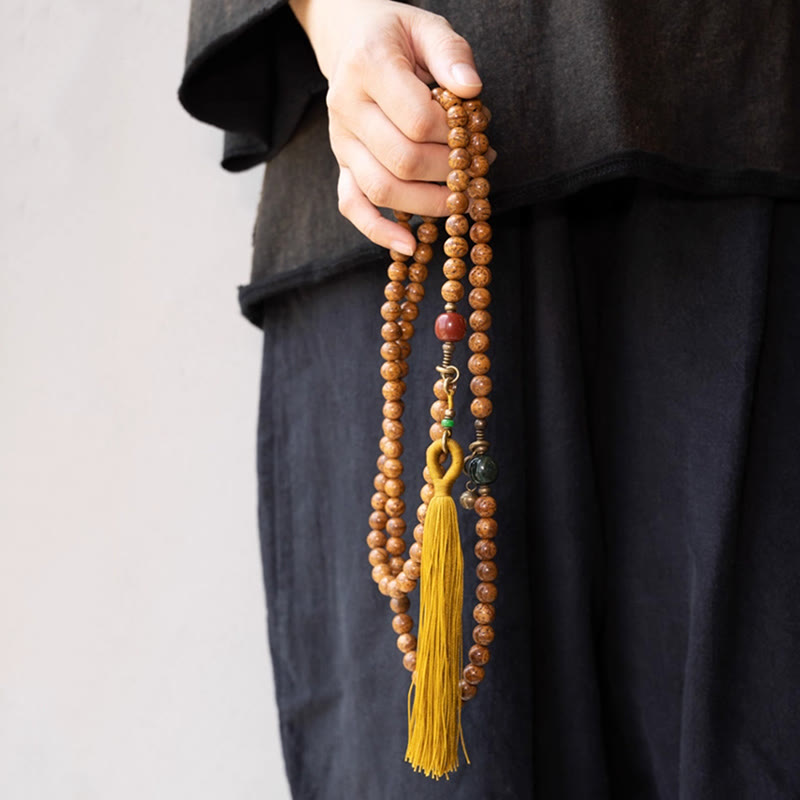 Bodhi Seed 108-Bead Mala Bracelet — product view 4