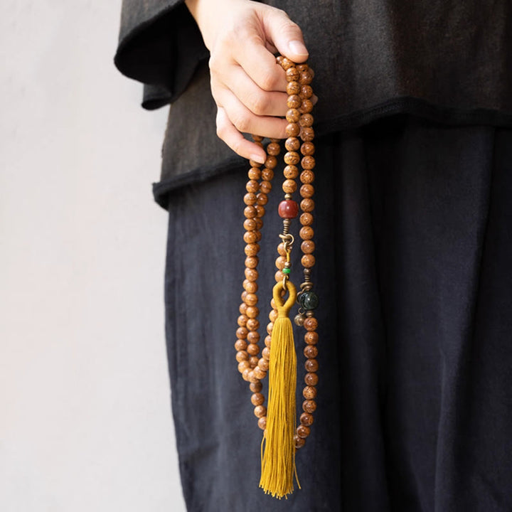 Bodhi Seed 108-Bead Mala Bracelet — product view 4
