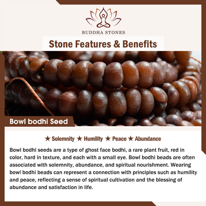 Bowl Bodhi Seed Colored Rope 108-Bead Mala Bracelet — product view 6
