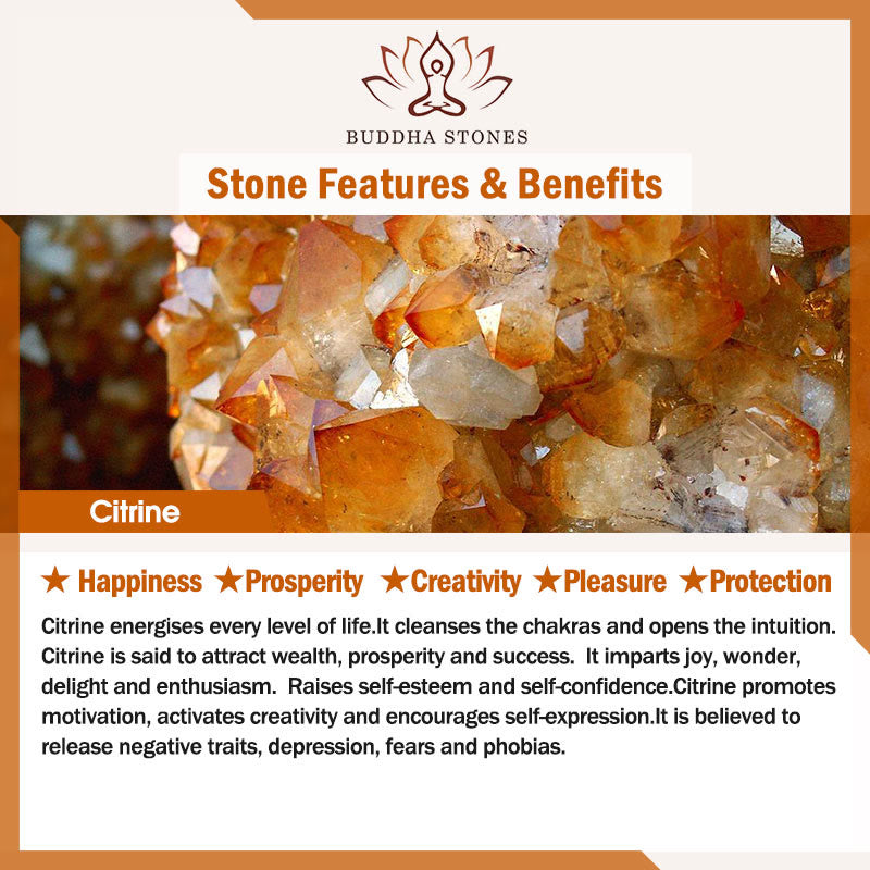 Citrine 108-Bead Mala Bracelet — product view 6