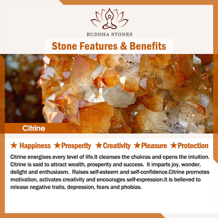 Citrine 108-Bead Mala Bracelet — product view 6