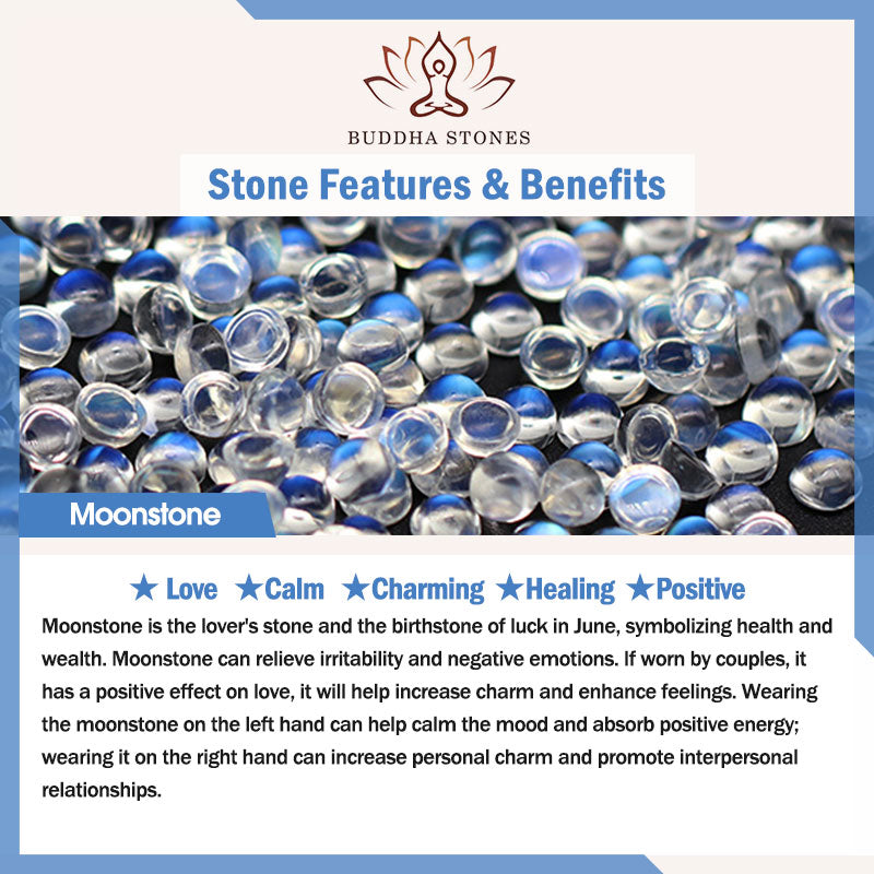 Moonstone Amber Lotus Turquoise Crystal 108-Bead Mala Bracelet — product view 10