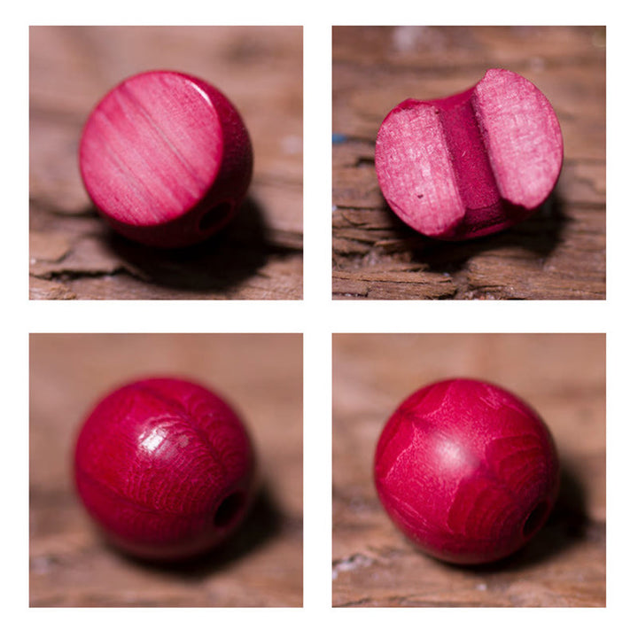 Abelia Biflora Wood 108-Bead Mala Bracelet — product view 7