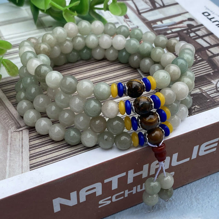 Shetai Jade 108-Bead Mala Bracelet — main product view
