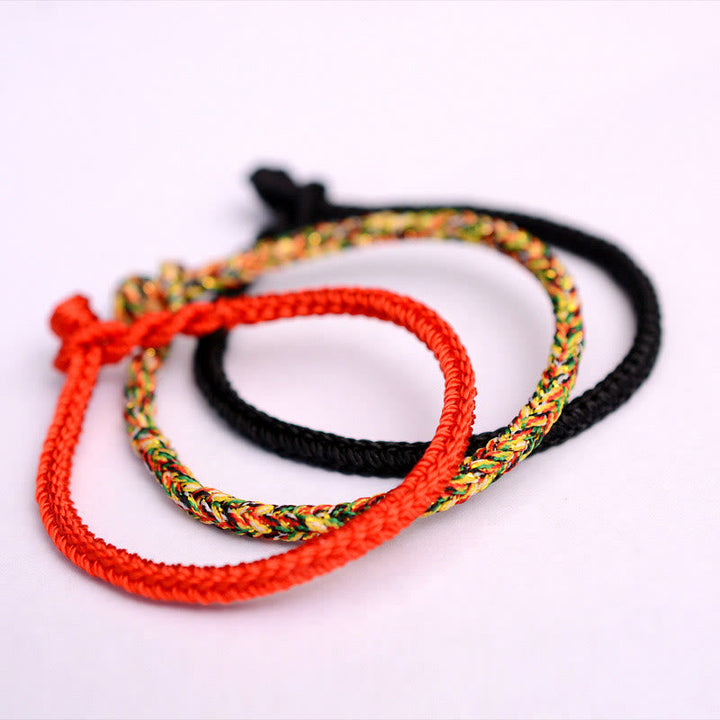 Handwoven Eight-Thread Knot Bracelet — view 4