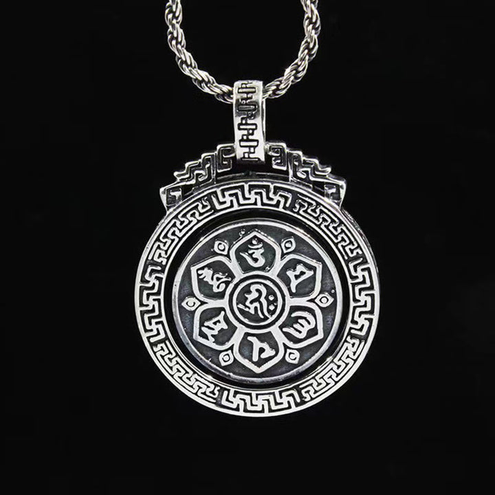 Tibetan double Dorje rotatable pendant — view 5