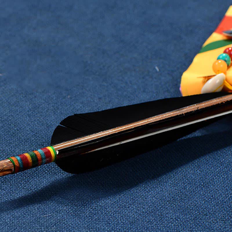 Eight Auspicious Symbols prayer flag arrow — view 11