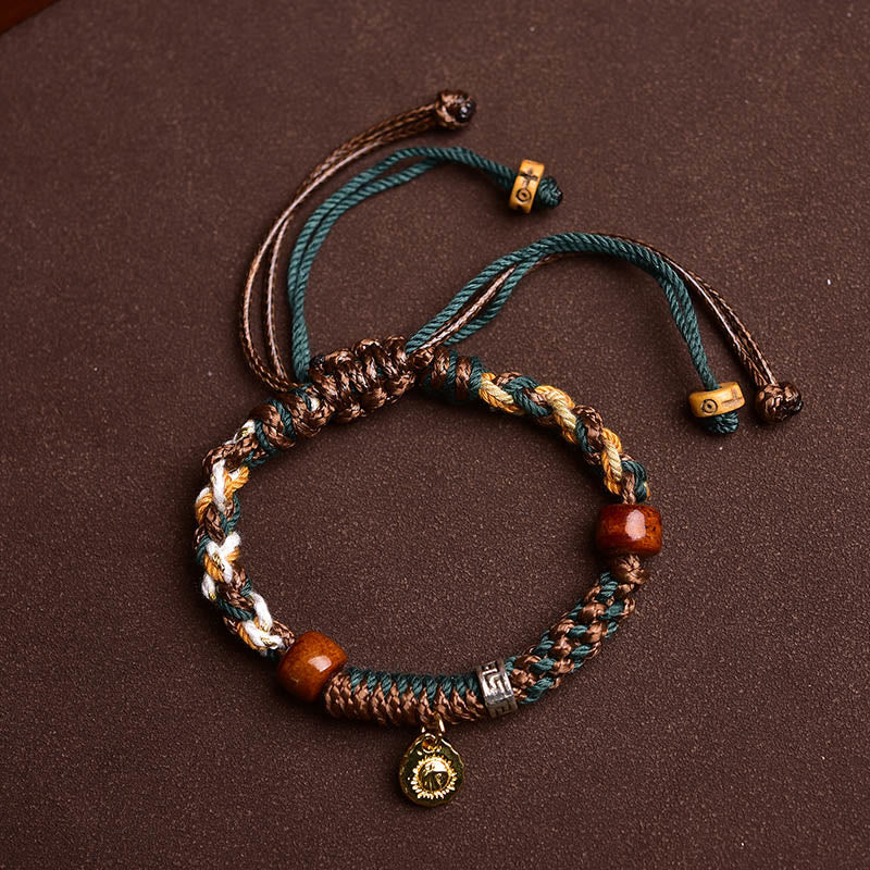Tibetan rope bracelet with gift card — view 5
