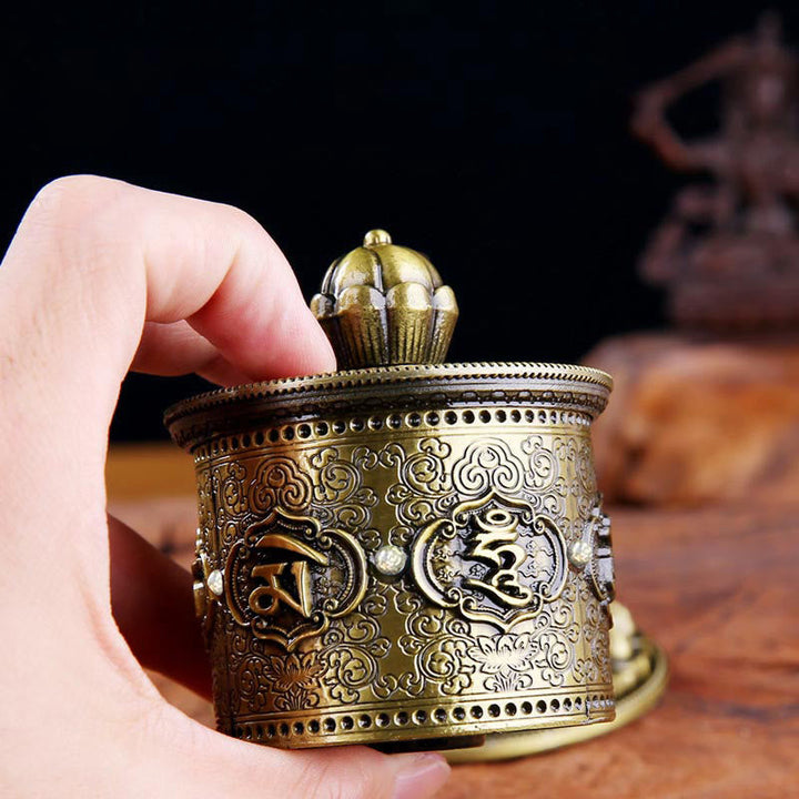 Tibetan prayer wheel car decoration — view 6