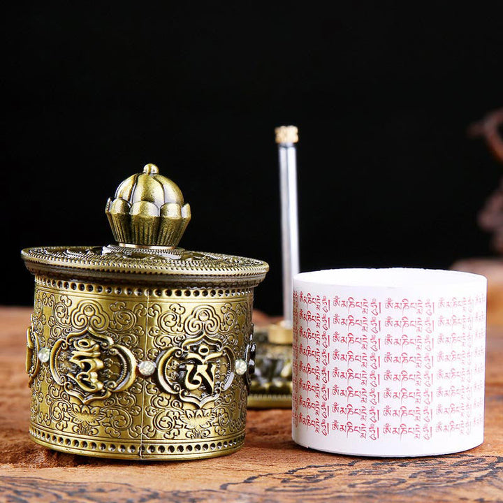 Tibetan prayer wheel car decoration — view 7