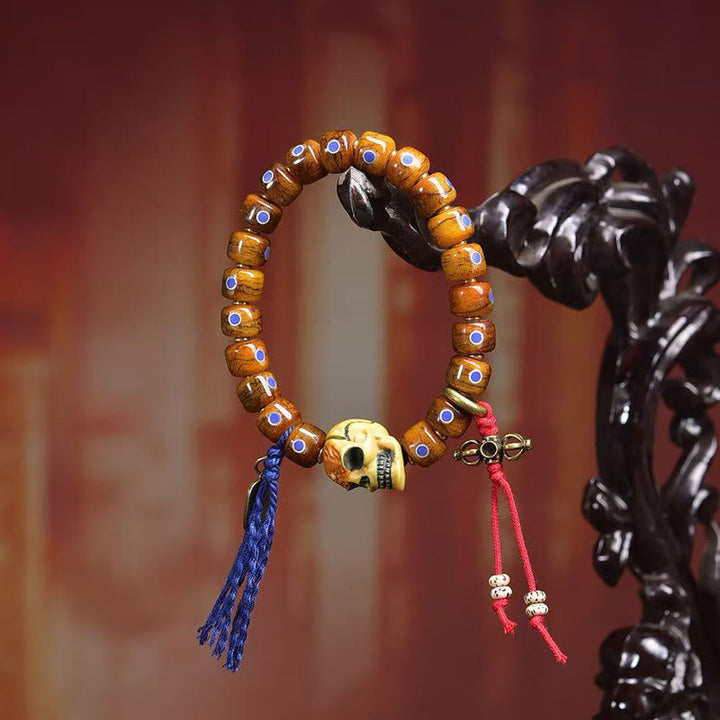 Tibetan bone bead bracelet — view 3