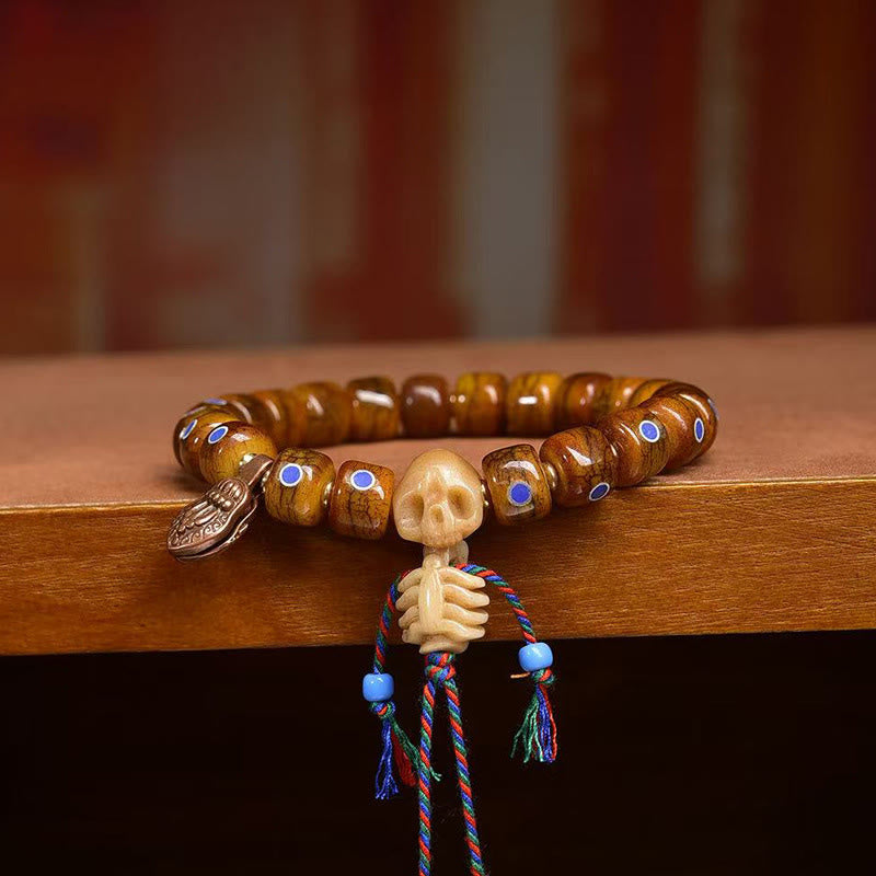 Tibetan bone bead bracelet — view 9