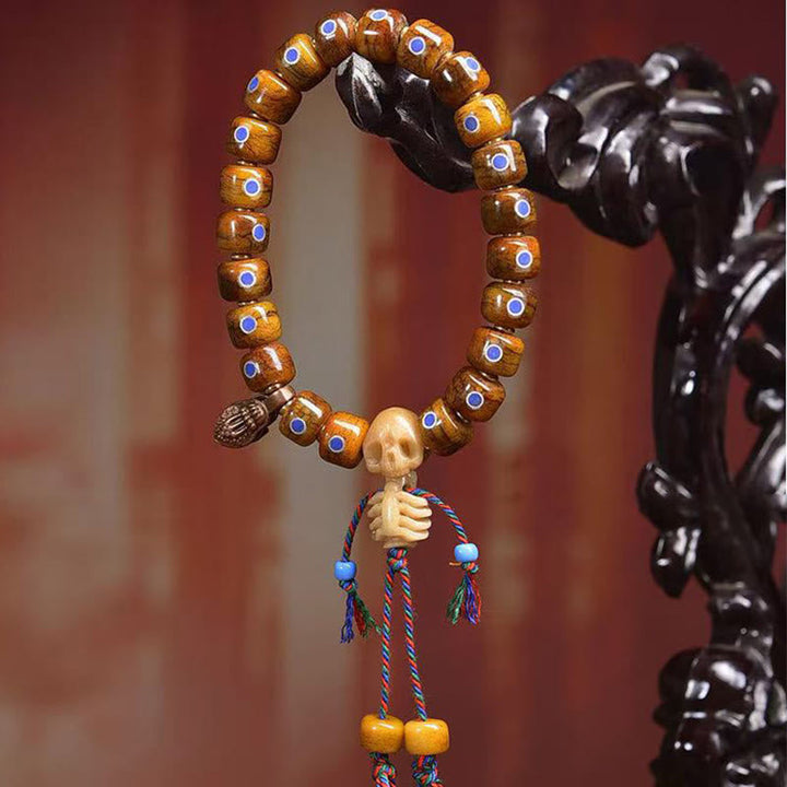Tibetan bone bead bracelet — view 8