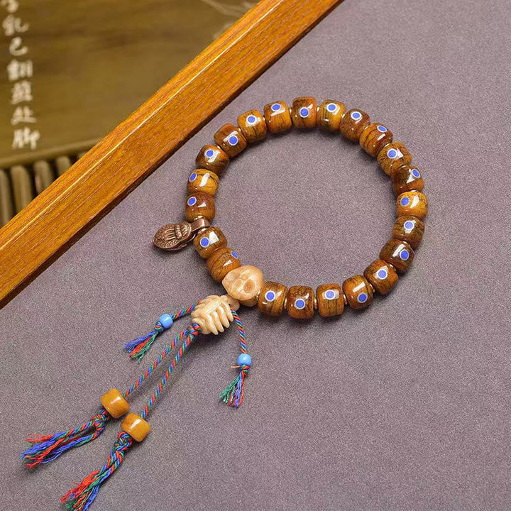 Tibetan bone bead bracelet — view 7