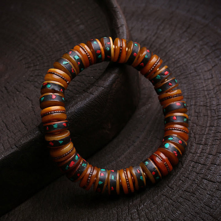 Buddha Stones Tibet Bone Beads The Lord Of The Corpse Forest Reminders of Our Impermanence Bracelet - image 10