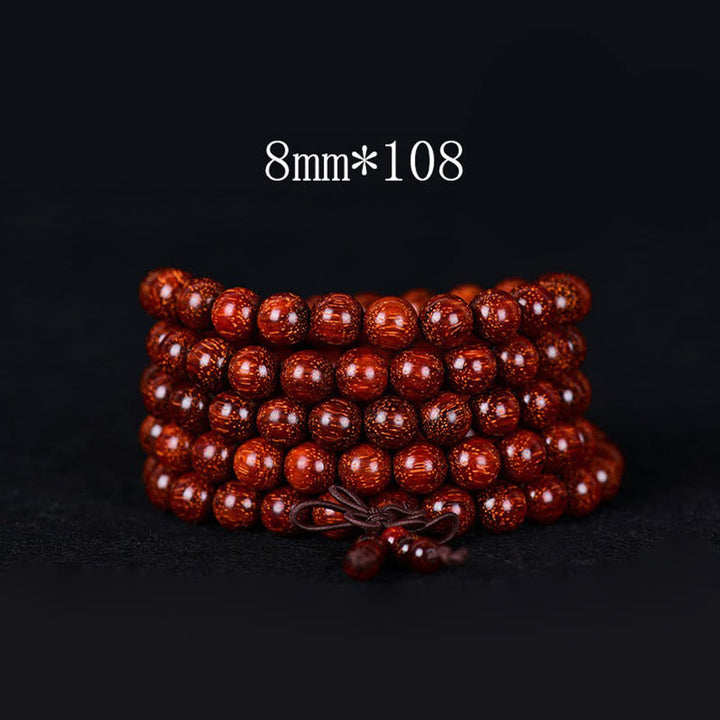 Tibetan red sandalwood bracelet — view 4