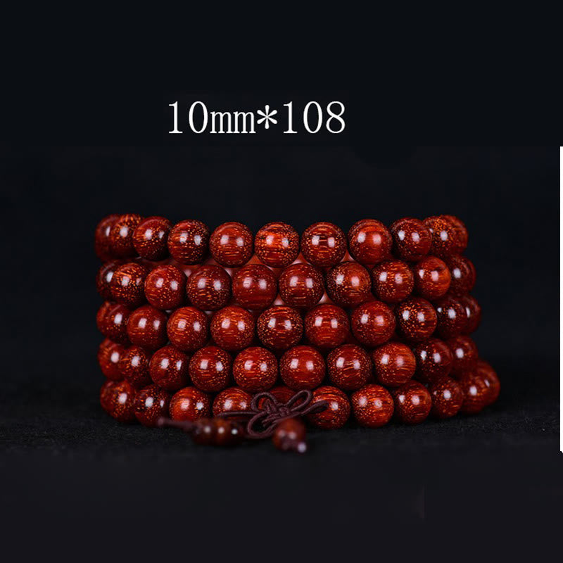 Tibetan red sandalwood bracelet — view 5