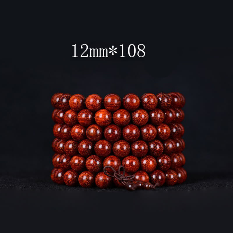 Tibetan red sandalwood bracelet — view 6