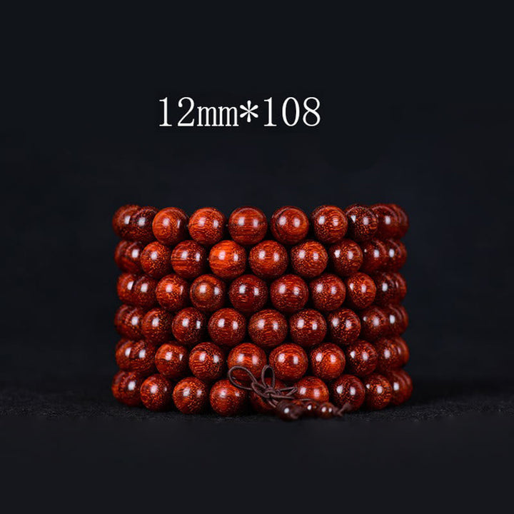 Tibetan red sandalwood bracelet — view 6