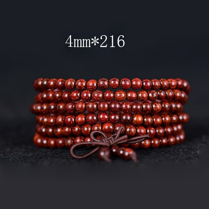 Tibetan red sandalwood bracelet — view 7