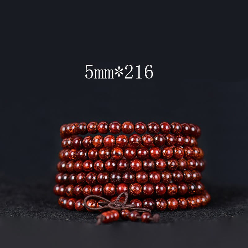 Tibetan red sandalwood bracelet — view 8