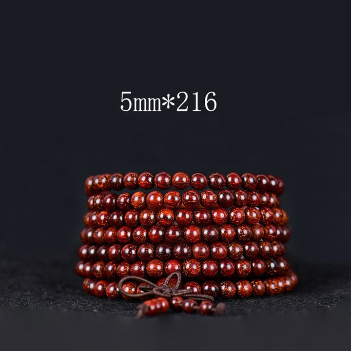 Tibetan red sandalwood bracelet — view 8