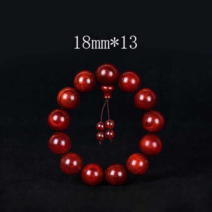 Tibetan red sandalwood bracelet — view 10