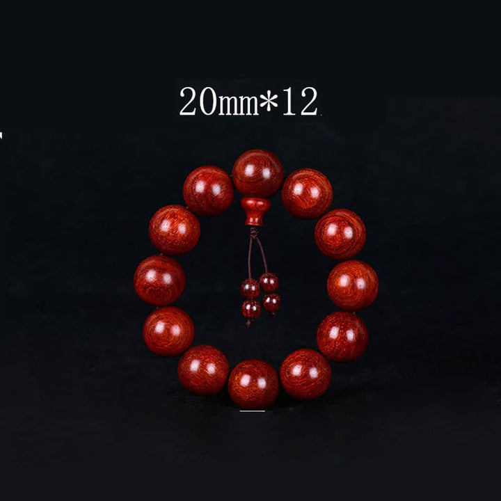 Tibetan red sandalwood bracelet — view 11