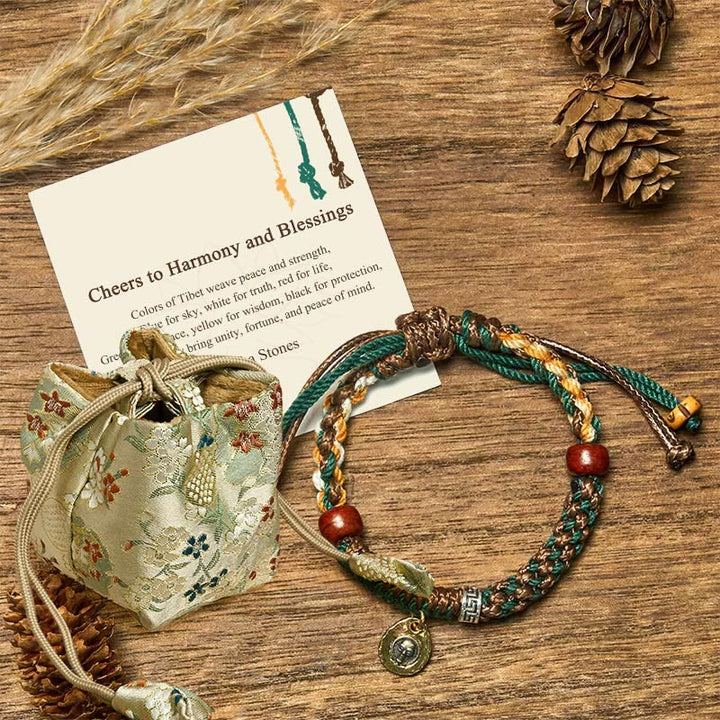 Tibetan rope bracelet with gift card — view 9