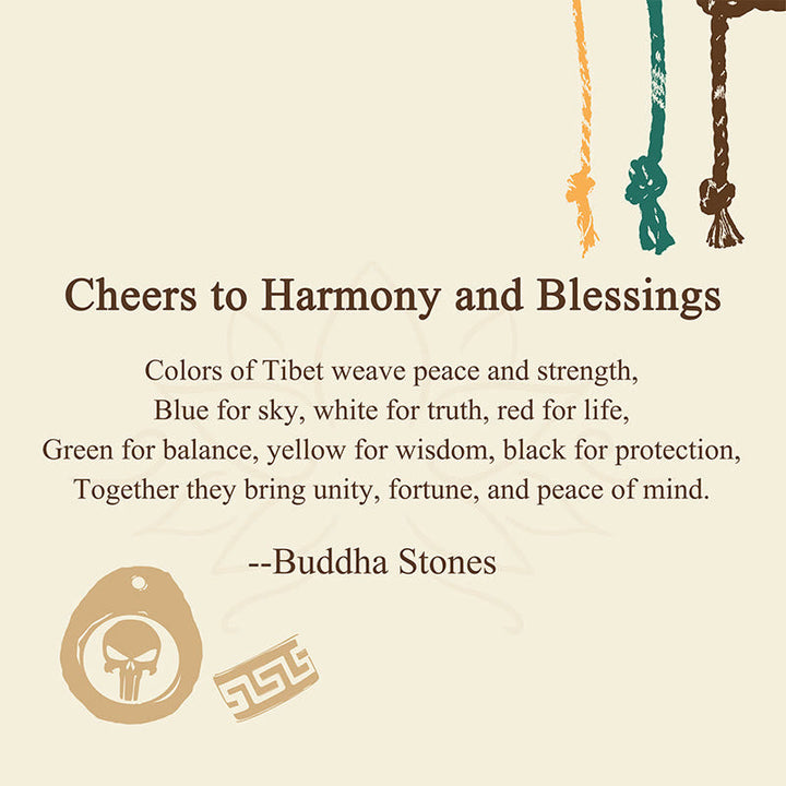 Tibetan rope bracelet with gift card — view 3